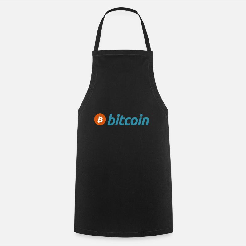 Bitcoin - Tablier de cuisine - noir