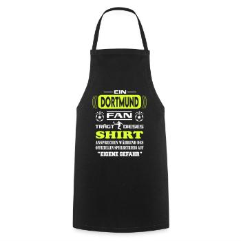 Fußball Fan Fussballverein Dortmund - Kochschürze - Schwarz - Vorne - AI Model Male 185 dark (185cm)