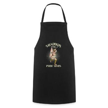 Carhago - Hoplite carthaginois - Tablier de cuisine - noir - Devant - AI Model Male 185 dark (185cm)