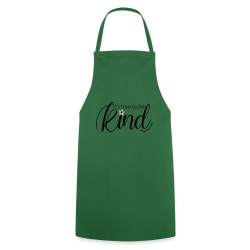 Amy's 'Free to be Kind' design (black txt) - Cooking Apron