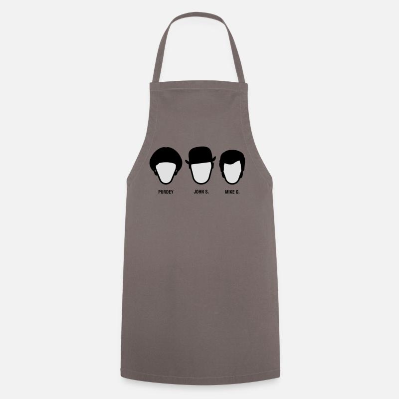 Chapeau Melon (S-05-P-JS-MG) - Tablier de cuisine - gris