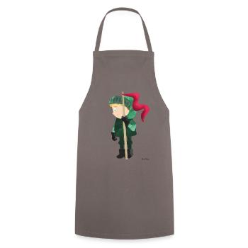 Ritter Burg Königreich Prinzessin Drache Geschenk - Cooking Apron - grey - Front - AI Model Male 185 dark (185cm)