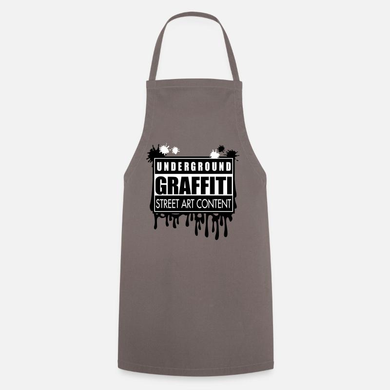 Underground graffitis flex - Tablier de cuisine - gris