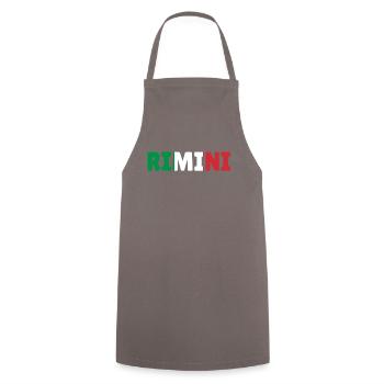 Rimini Italy flag holiday gift - Cooking Apron - grey - Front - AI Model Male 185 dark (185cm)