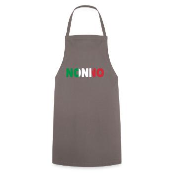 Nonno Grandpa Grandfather Italy Flag Gift - Cooking Apron - grey - Front - AI Model Male 185 dark (185cm)