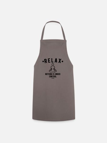 Bouddhisme Dieu religion yoga cadeau - Tablier de cuisine - gris
