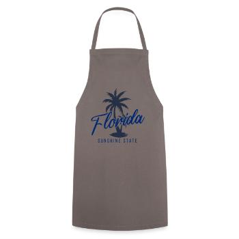 Florida Sunshine State Flat Design - Kochschürze - Grau - Vorne - AI Model Male 185 dark (185cm)