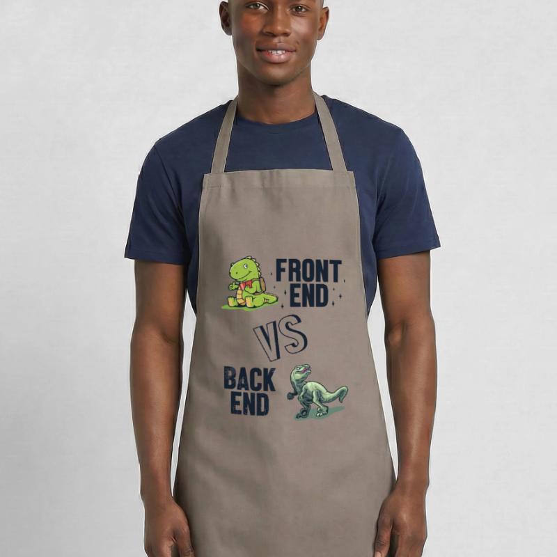 Frontend vs. Backend Developer Full Stack Cooking Apron