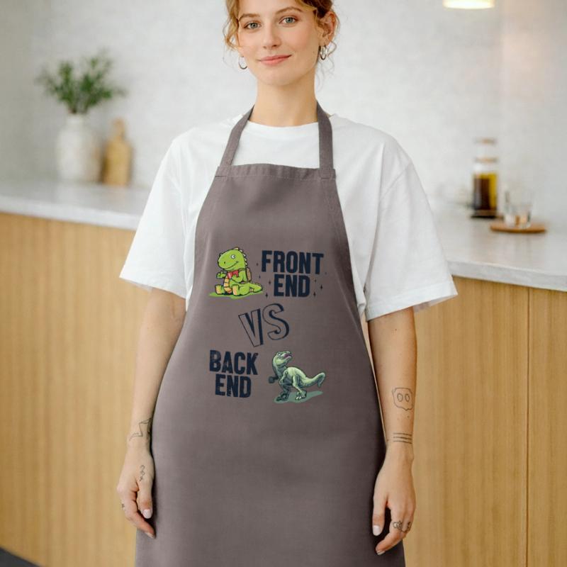 Développeur Frontend vs. Backend Codeur Tablier de cuisine