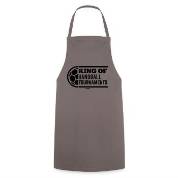 Handball - Tablier de cuisine - gris - Devant - AI Model Male 185 dark (185cm)