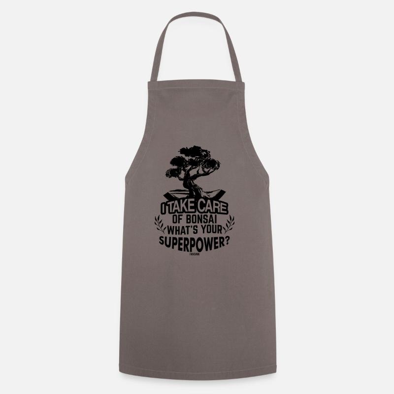 Bonsai - Tablier de cuisine - gris