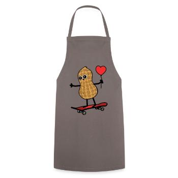 Peanut Skater Fantasy Kids Teens Sports - Cooking Apron - grey - Front - AI Model Male 185 dark (185cm)