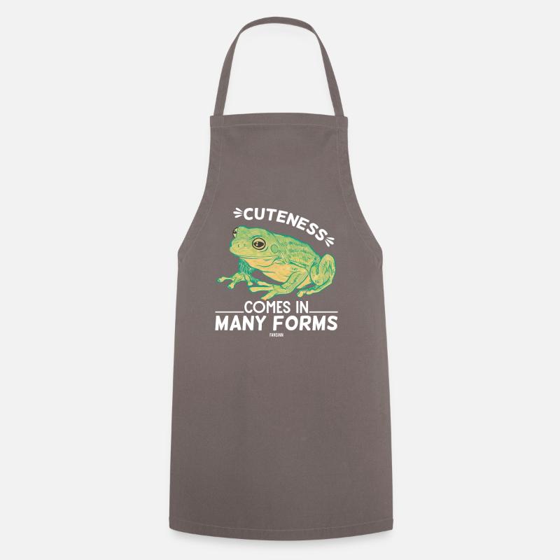 Frosch - Kochschürze - Grau