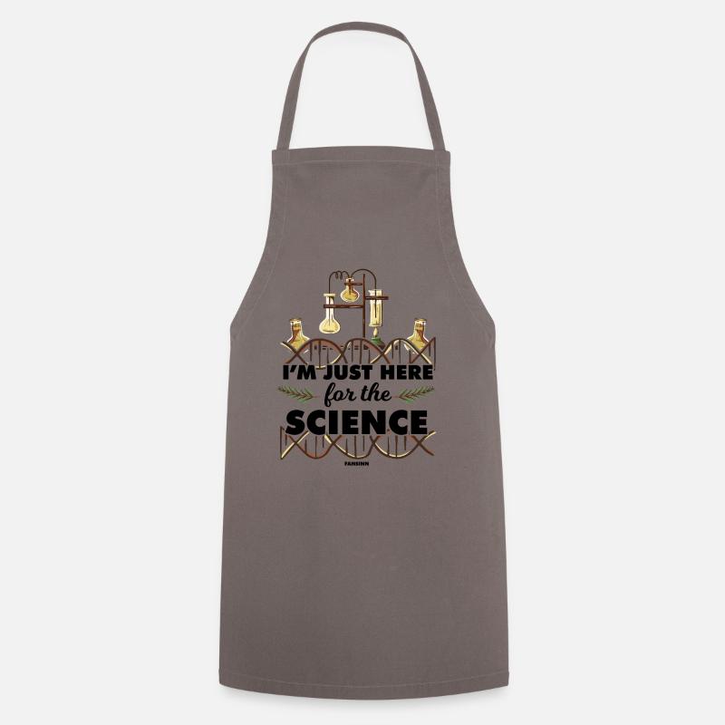 I'm Just Here For The Science - Kochschürze - Grau