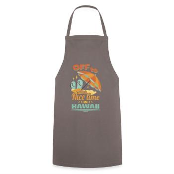 Hawaii Urlaub Aloha Sommer Hawaiian Geschenk - Kochschürze - Grau - Vorne - AI Model Male 185 dark (185cm)