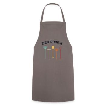 Rechenzentrum Admin IT-Betrieb Informatiker - Kochschürze - Grau - Vorne - AI Model Male 185 dark (185cm)