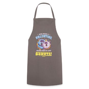 Doughnut - Cooking Apron - grey - Front - AI Model Male 185 dark (185cm)