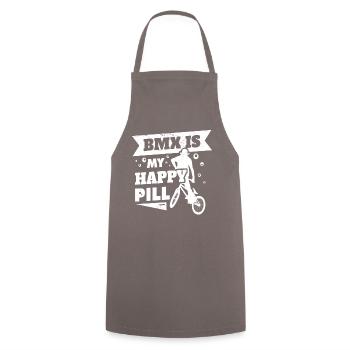 Le BMX - Tablier de cuisine - gris - Devant - AI Model Male 185 dark (185cm)