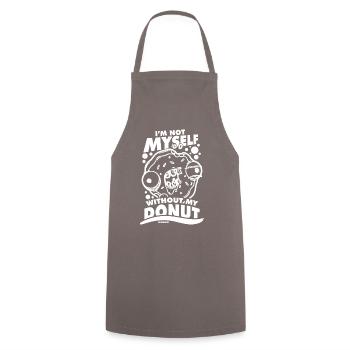 Donut Sweets Donuts Food Baker Gift - Cooking Apron - grey - Front - AI Model Male 185 dark (185cm)