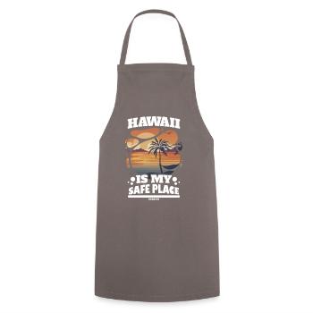Hawaii Urlaub Aloha Sommer Hawaiian Geschenk - Kochschürze - Grau - Vorne - AI Model Male 185 dark (185cm)