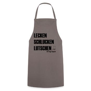 Ich mag Tequila - Kochschürze - Grau - Vorne - AI Model Male 185 dark (185cm)