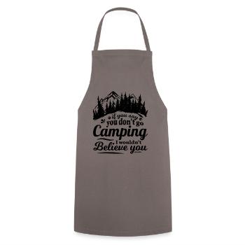 Camping - Kochschürze - Grau - Vorne - AI Model Male 185 dark (185cm)