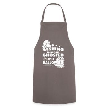 Halloween Kids Fantôme - Tablier de cuisine - gris - Devant - AI Model Male 185 dark (185cm)