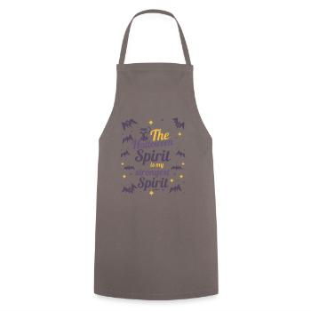 Halloween Bat Gift - Cooking Apron - grey - Front - AI Model Male 185 dark (185cm)