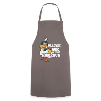 Duck Bird Baseball Gift - Cooking Apron - grey - Front - AI Model Male 185 dark (185cm)