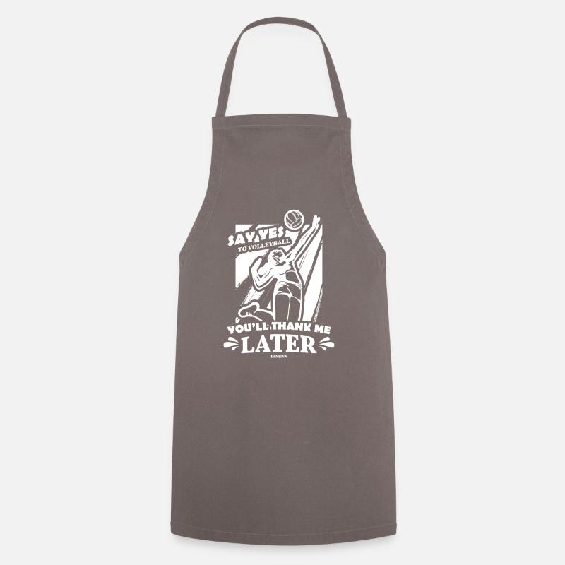 Volleyball Beach Volleyball Gift Beach - Tablier de cuisine - gris