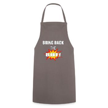 Rugby Biff - Cooking Apron - grey - Front - AI Model Male 185 dark (185cm)