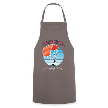 Parapente en montagne Parapente - Tablier de cuisine - gris - Devant - AI Model Male 185 dark (185cm)