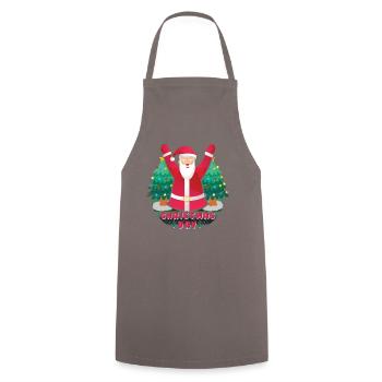 Christmas Christmas Eve Christmas Time - Cooking Apron - grey - Front - AI Model Male 185 dark (185cm)