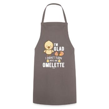 Baby Kids Chick Poulet - Tablier de cuisine - gris - Devant - AI Model Male 185 dark (185cm)