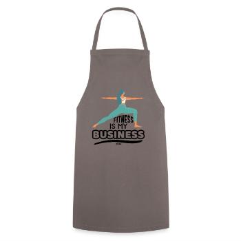 Physical Education Teacher - Cooking Apron - grey - Front - AI Model Male 185 dark (185cm)