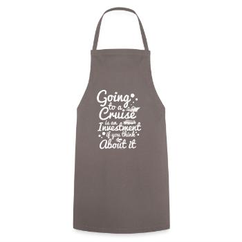 Cruise - Cooking Apron - grey - Front - AI Model Male 185 dark (185cm)