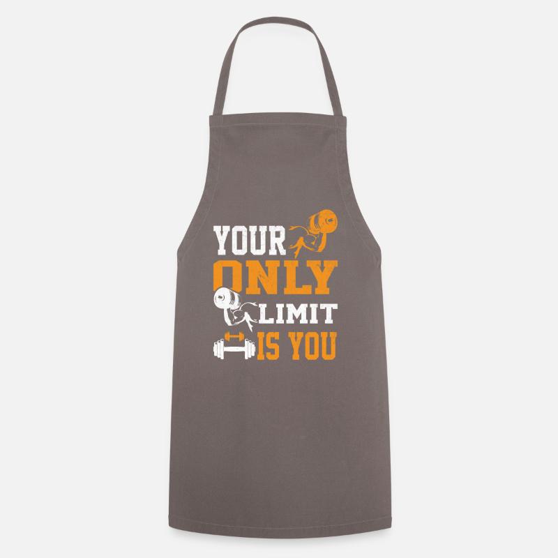 Your only Limit Is you - Cooking Apron - grey