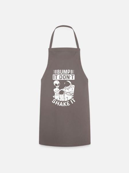 Bump It don´t Shake It - Kochschürze - Grau