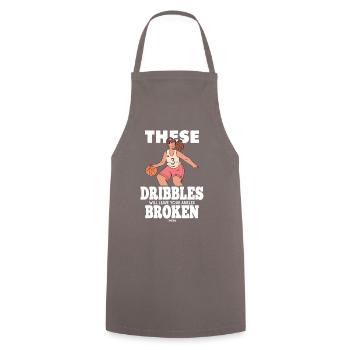 Basketball Filles Basketteur Femme - Tablier de cuisine - gris - Devant - AI Model Male 185 dark (185cm)