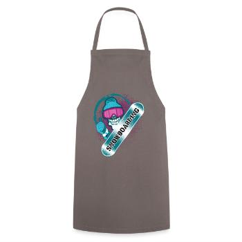 Snowboard Snowboard Sports d’hiver - Tablier de cuisine - gris - Devant - AI Model Male 185 dark (185cm)