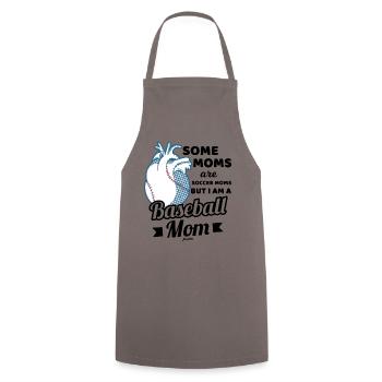 Cadeau sportif Baseball Mother - Tablier de cuisine - gris - Devant - AI Model Male 185 dark (185cm)