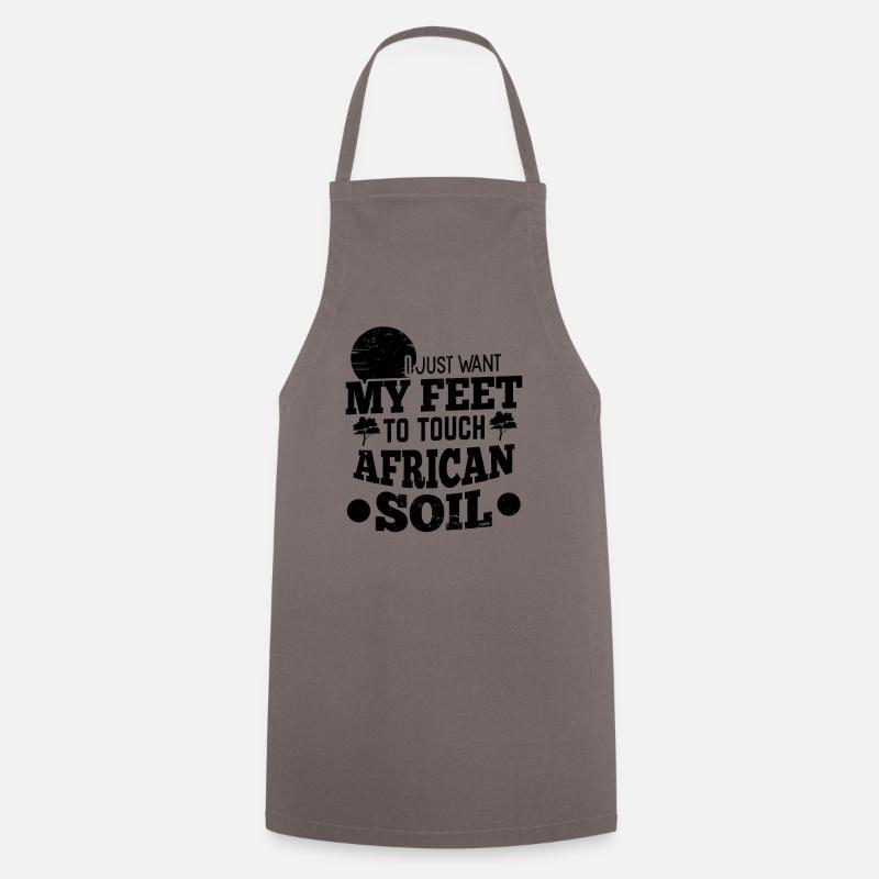 Sol africain - Tablier de cuisine - gris
