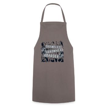 Shameless Arrowhead Hoarder Hunting Tips - Cooking Apron - grey - Front - AI Model Male 185 dark (185cm)