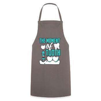 The Moment Of Tooth Dental Laboratory Dental Laboratory - Cooking Apron - grey - Front - AI Model Male 185 dark (185cm)