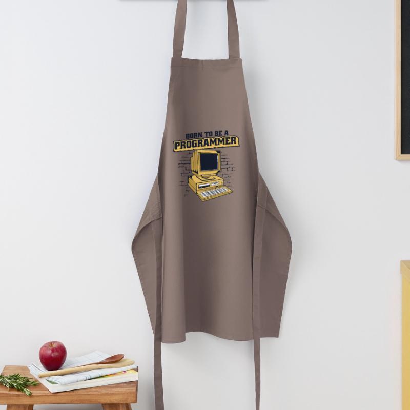 Born To Be A Programmer Developer Coder Kochschürze