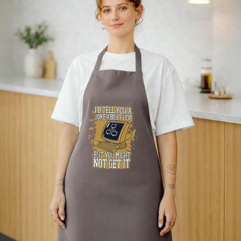 I'd Tell You A Joke About UDP Developer Coder Cooking Apron