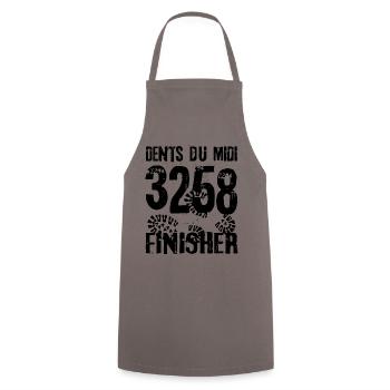 Dents Du Midi 3258 Finisher 7 Summit Mountaineering - Cooking Apron - grey - Front - AI Model Male 185 dark (185cm)