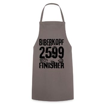 Biberkopf Oberstdorf Schrofenpass Allgäu Hiking - Cooking Apron - grey - Front - AI Model Male 185 dark (185cm)