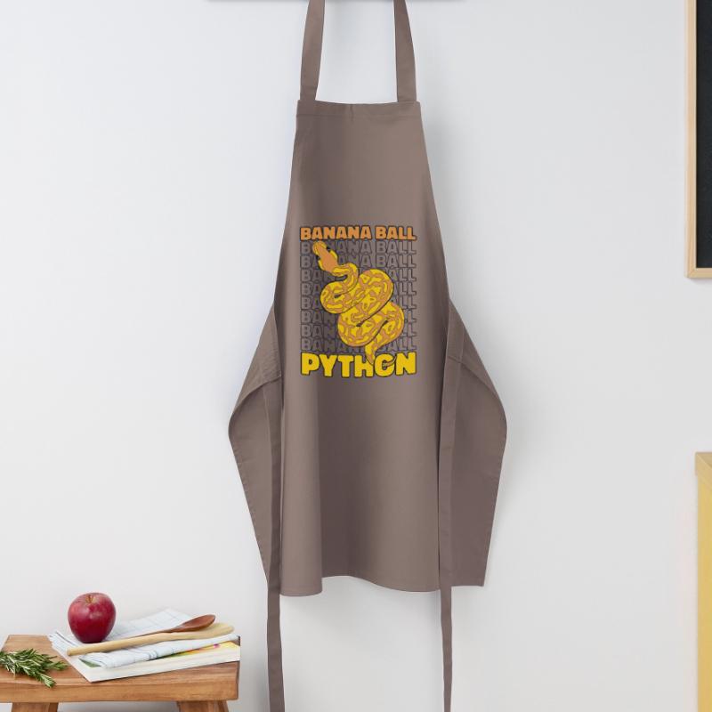 Boule de banane Python Serpent Python Boule de banane Tablier de cuisine