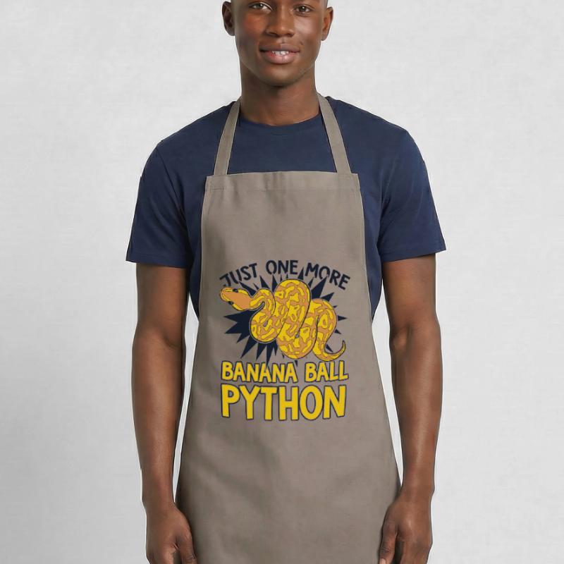Juste un serpent de plus Python Banana Ball Python Tablier de cuisine